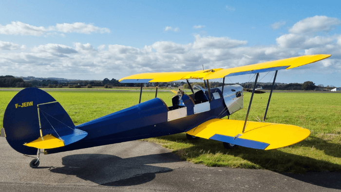 Biplan Stampe de West Helico